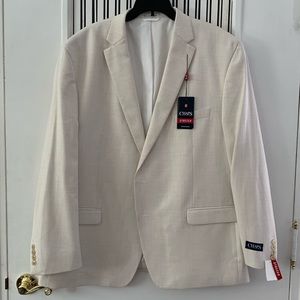 NWT Chaps men’s sport coat cream size 52 reg